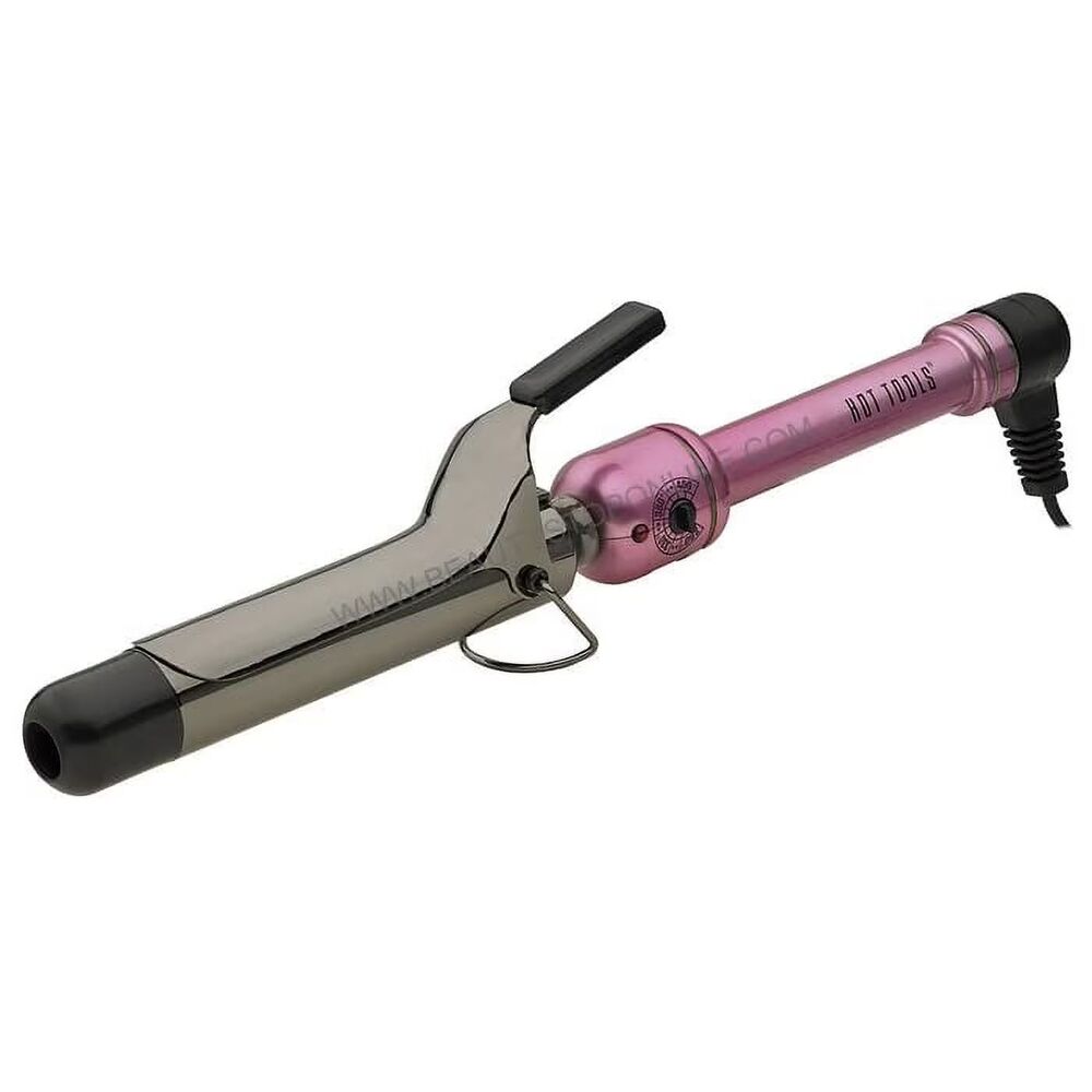NEW HELEN OF TROY HOT SHOT TOOLS 1” Salon CURLING IRON Pink Titanium 450 Degrees